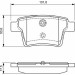 0 986 494 076 Bremsbelagsatz, Scheibenbremse