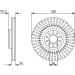 BOSCH | Bremsscheibe | 0 986 479 B97