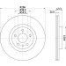 Hella | Bremsscheibe | 8DD 355 118-411