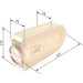 BOSCH F 026 400 432 Luftfilter BOSCH F 026 400 432 Luftfilter