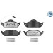 Meyle Bremsbelagsatz, Scheibenbremse MEYLE-PD: Advanced performance and design 025 231 9317/PD