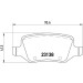 Brembo | Bremsbelagsatz, Scheibenbremse | P 50 058