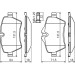 0 986 494 489 Bremsbelagsatz, Scheibenbremse