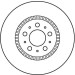 Bremsscheibe TRW SINGLE DF4053S