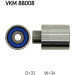 SKF | Umlenk-/Führungsrolle, Zahnriemen | VKM 88008 SKF | Umlenk-/Führungsrolle, Zahnriemen | VKM 88008