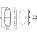 BOSCH | Bremsbelagsatz, Scheibenbremse | 0 986 494 232