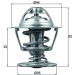 Mahle | Thermostat, Kühlmittel | TX 173 88D Mahle | Thermostat, Kühlmittel | TX 173 88D