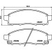 Hella | Bremsbelagsatz, Scheibenbremse | 8DB 355 023-401