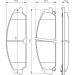 BOSCH Bremsbelagsatz, Scheibenbremse 0 986 494 483