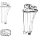 NRF Ausgleichsbehälter, Kühlmittel EASY FIT 454042