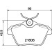 Hella | Bremsbelagsatz, Scheibenbremse | 8DB 355 018-291 Hella | Bremsbelagsatz, Scheibenbremse | 8DB 355 018-291
