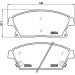 Brembo | Bremsbelagsatz, Scheibenbremse | P 59 077 Brembo | Bremsbelagsatz, Scheibenbremse | P 59 077