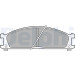 Delphi | Bremsbelagsatz, Scheibenbremse | LP543 Delphi | Bremsbelagsatz, Scheibenbremse | LP543