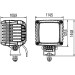 Hella | Arbeitsscheinwerfer | 1GA 996 189-051 Hella | Arbeitsscheinwerfer | 1GA 996 189-051