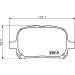 Hella | Bremsbelagsatz, Scheibenbremse | 8DB 355 009-351