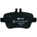 Hella Pagid | Bremsbelagsatz, Scheibenbremse | 8DB 355 019-641