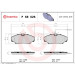 Brembo | Bremsbelagsatz, Scheibenbremse | P 68 026 Brembo | Bremsbelagsatz, Scheibenbremse | P 68 026