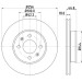 Hella | Bremsscheibe | 8DD 355 116-561