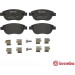 Brembo | Bremsbelagsatz, Scheibenbremse | P 61 068
