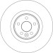 Bremsscheibe TRW SINGLE DF4851S