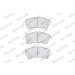Ferodo | Bremsbelagsatz, Scheibenbremse | FDB4047