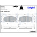 Delphi | Bremsbelagsatz, Scheibenbremse | LP1752 Delphi | Bremsbelagsatz, Scheibenbremse | LP1752