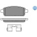Meyle | Bremsbelagsatz, Scheibenbremse | 025 250 9616/W Meyle | Bremsbelagsatz, Scheibenbremse | 025 250 9616/W
