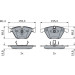 BOSCH | Bremsbelagsatz, Scheibenbremse | 0 986 494 036 BOSCH | Bremsbelagsatz, Scheibenbremse | 0 986 494 036