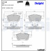Delphi | Bremsbelagsatz, Scheibenbremse | LP2168 Delphi | Bremsbelagsatz, Scheibenbremse | LP2168