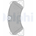 Delphi | Bremsbelagsatz, Scheibenbremse | LP2117 Delphi | Bremsbelagsatz, Scheibenbremse | LP2117