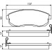 0 986 494 277 Bremsbelagsatz, Scheibenbremse