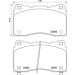 Brembo | Bremsbelagsatz, Scheibenbremse | P 28 099 Brembo | Bremsbelagsatz, Scheibenbremse | P 28 099