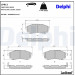 Delphi | Bremsbelagsatz, Scheibenbremse | LP812 Delphi | Bremsbelagsatz, Scheibenbremse | LP812