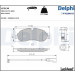 Delphi | Bremsbelagsatz, Scheibenbremse | LP3136 Delphi | Bremsbelagsatz, Scheibenbremse | LP3136