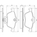 BOSCH | Bremsbelagsatz, Scheibenbremse | 0 986 424 652