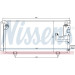 Nissens | Kondensator, Klimaanlage | 940091 Nissens | Kondensator, Klimaanlage | 940091