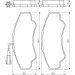 BOSCH Bremsbelagsatz, Scheibenbremse 0 986 424 769