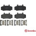 Brembo | Bremsbelagsatz, Scheibenbremse | P 86 006 Brembo | Bremsbelagsatz, Scheibenbremse | P 86 006