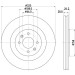 Hella | Bremsscheibe | 8DD 355 120-401 Hella | Bremsscheibe | 8DD 355 120-401