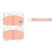 GDB3197 Bremsbelagsatz, Scheibenbremse COTEC