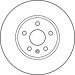 Bremsscheibe TRW SINGLE DF4996S