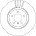 TRW | Bremsscheibe | DF6625S
