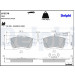 Delphi | Bremsbelagsatz, Scheibenbremse | LP3270