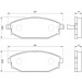 0 986 424 727 Bremsbelagsatz, Scheibenbremse