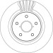 DF2059BS Bremsscheibe TRW SINGLE