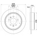 Hella | Bremsscheibe | 8DD 355 108-431