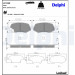 Delphi | Bremsbelagsatz, Scheibenbremse | LP2208