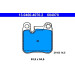 ATE | Bremsbelagsatz, Scheibenbremse | 13.0460-4070.2 ATE | Bremsbelagsatz, Scheibenbremse | 13.0460-4070.2