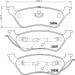 Hella | Bremsbelagsatz, Scheibenbremse | 8DB 355 011-061