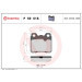 Brembo | Bremsbelagsatz, Scheibenbremse | P 59 018
